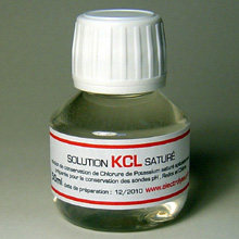 1 Bouteille de Solution satur�e de KCl 50 ml